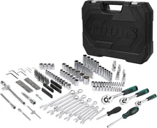 216-Piece Mechanics Tool Tool Set 1/2" 1/4" 3/8" Metric Imperial Socket Wrenches