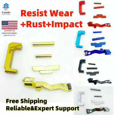 #ad Glock 43X 48 Tactical Extended Control Kit Set Slide Stop Mag Release Lever Pin $50.39