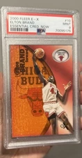 2000-01 Fleer E-X Elton Brand Essential Credentials Now #’d /201 PSA 9 💎 None^
