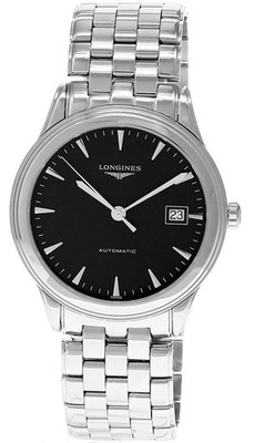Longines Flagship Automatic 38mm Black Dial SS Men's Watch L4.974.4.52.6