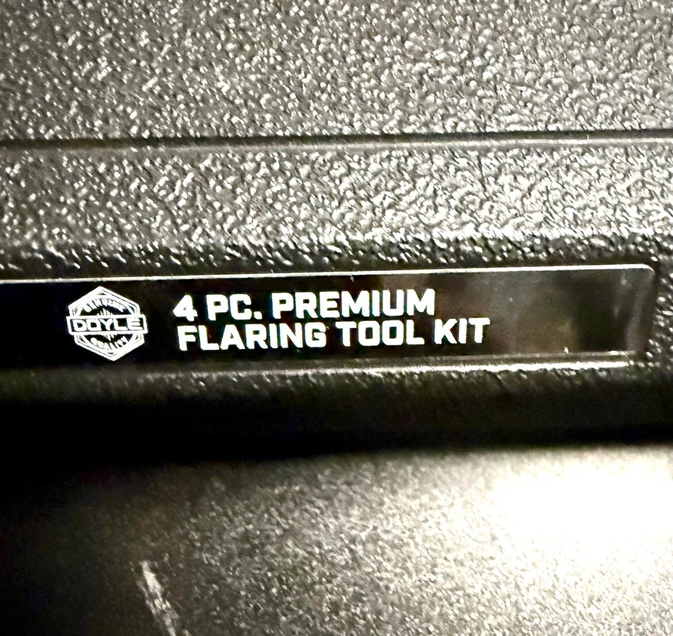 Doyle 4pc Premium Flaring Tool Kit for 3/16-3/4 and 5-19mm Single Flare 6 holes - Image 3 of 4