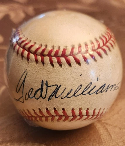 Ted Williams Autographed Signed Rawlings American League Baseball-Shrink Wrapped