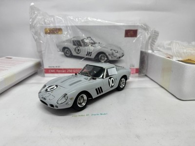 CMC 1/18 Ferrari 250 GTO Gray-White Collectible car Model OVP