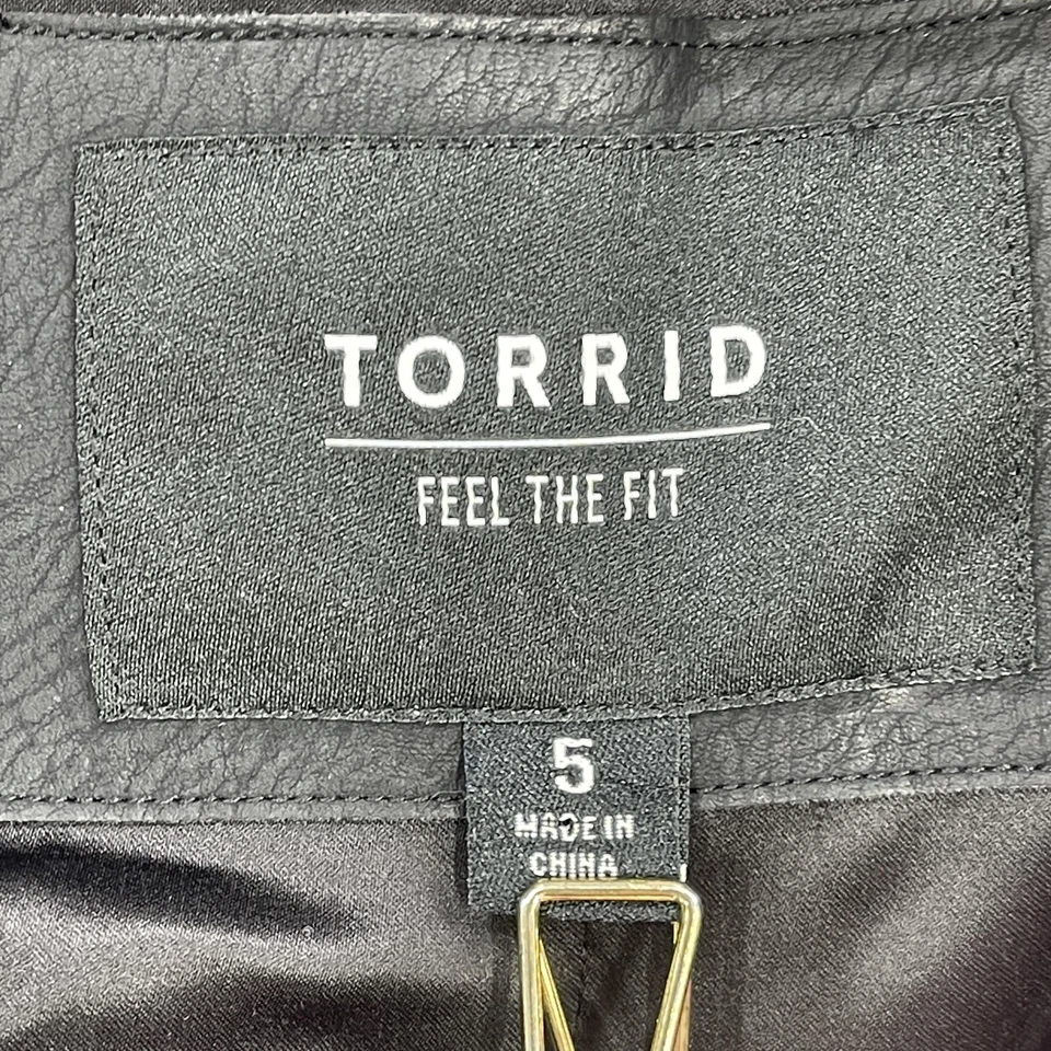 Torrid Academia Coat Women Plaid Preppy Lined Button Front Pockets Plus Size 5X - Image 4 of 4