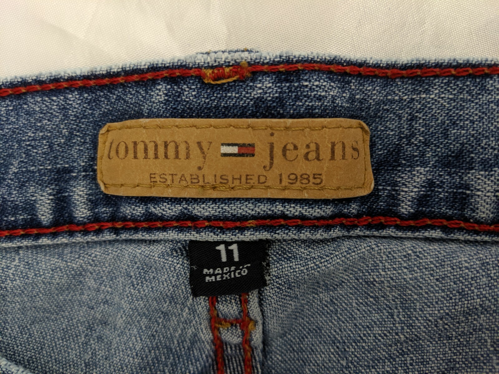 Bootcut Tommy Hilfiger Stretch Jeans Light Wash Denim Cotton 11 Women's Pants thumbnail 7