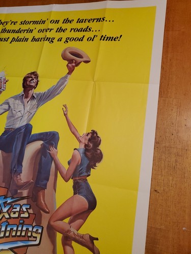 Texas Lightning Original Filmplakat 27x41 gefaltet Theater ein Blatt 1981 - Bild 6 von 12