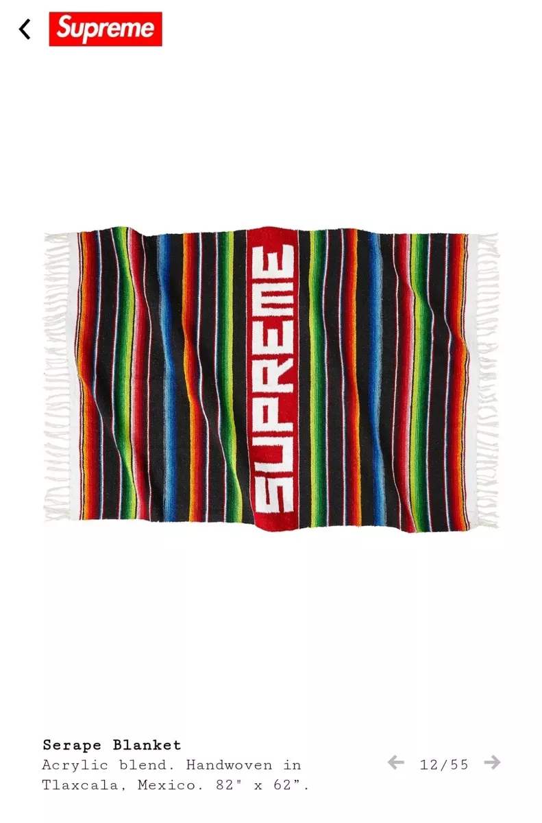 Supreme Serape Blanket ブランケット個人情報を除く納品書原本