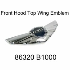 Front Hood Top Mark Wing Emblem 86320b1000 For Hyundai Genesis 14-16 Front Hood Top Mark Wing Emblem 86320b1000 For Hyundai Genesis 14-16