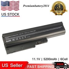 6 Cell Battery for IBM Lenovo ThinkPad T61 T61p T60 R61 R61i R60 T500 W500 R500
