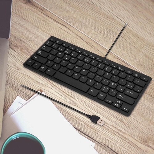 78Keys Ergonomic USB Cord PC Computer Keyboards, Spanish Keyboards - Picture 6 of 8