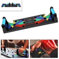 9 in 1 Push Up Bars Handles Pushup Stands Foam Grip Home Gyms Fitness Exercise