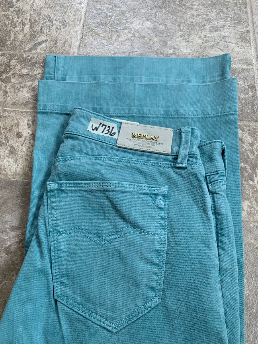 NEW Womens Replay Designer Jeans 28x34 Teena Italy Zipfly W421Z | eBay