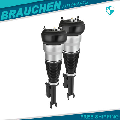 Pair Front Air Suspension Shock Strut For Mercedes W222 S320 S350 S550 RWD 14-20
