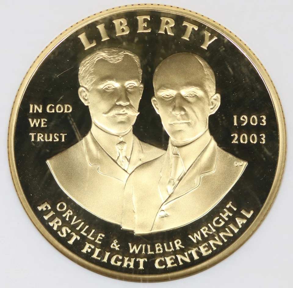 2003-W Proof First Flight $10 Gold Commemorative NGC PF69UCAM - Image 3 of 4