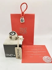 Uno De 50 Ring Grey Color Size: L