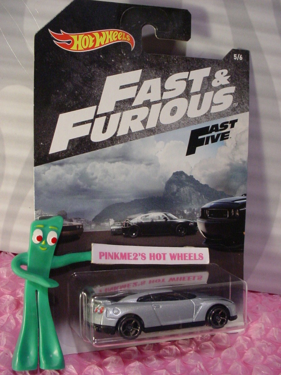 2018 FAST & FURIOUS #5 Fast Five 2009 NISSAN GT-R☆silver☆Hot