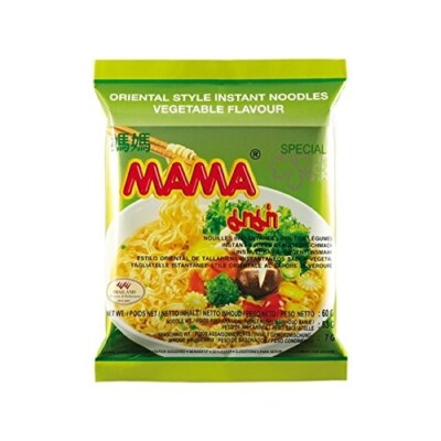 Mama Vegetable 30er Pack (30x 60g) Asia instant Nudelsuppe Gemüse