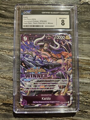 Kaido Treasure Cruise Winner ST04-003 One Piece Card English CGC 8