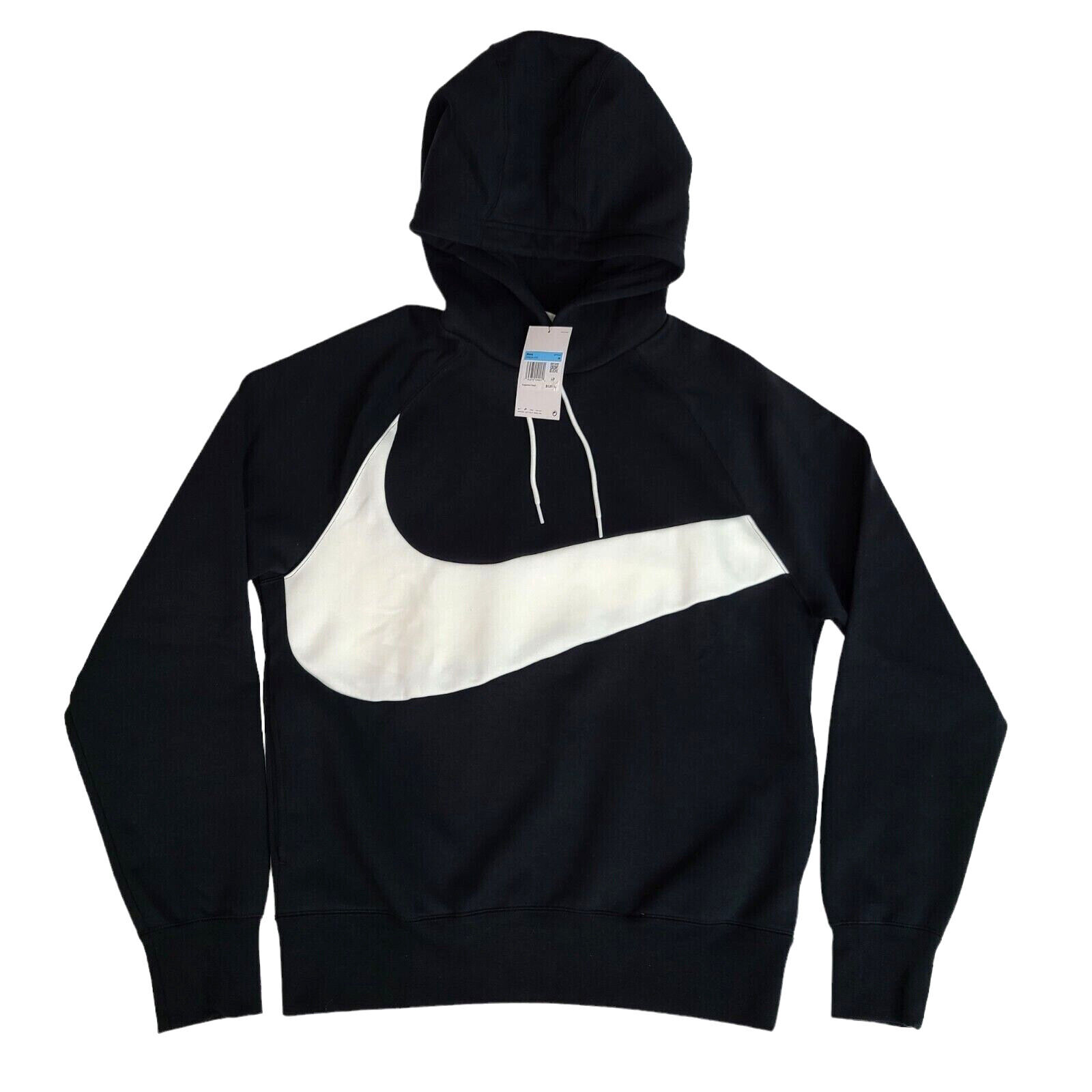 Nike Mens Medium Large Sportswear Tech Fleece Huge Big Swoosh Hoodie  Sweatshirt