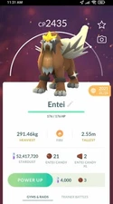 Pokemon Shiny Entei - TRADE 1 mill Dust (Unregistered)- Read Description