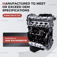 EA888 Gen3 2.0L Gas Complete Engine Assembly 4-Cylinder Turbo Motor For Audi VW