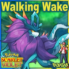 Walking Wake Paradox Trained Best Stats Pokemon Scarlet and Violet Home🌟