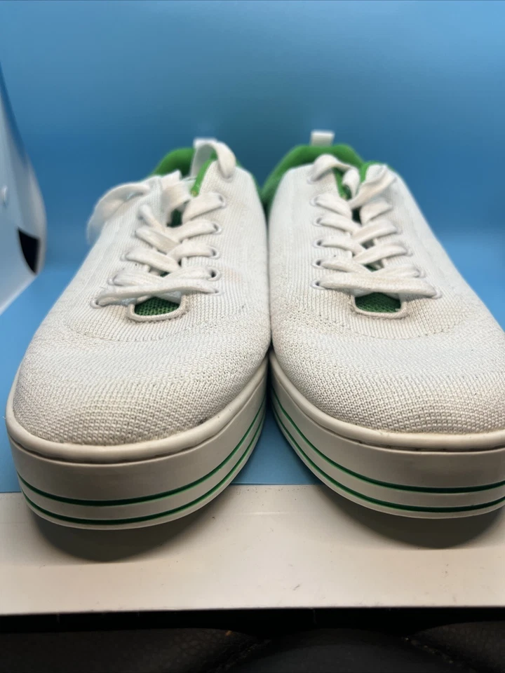 Zapatillas Hombre United Colors Of Benetton Talla 44EU/11US Blanco/Verde Foto 4 de 4