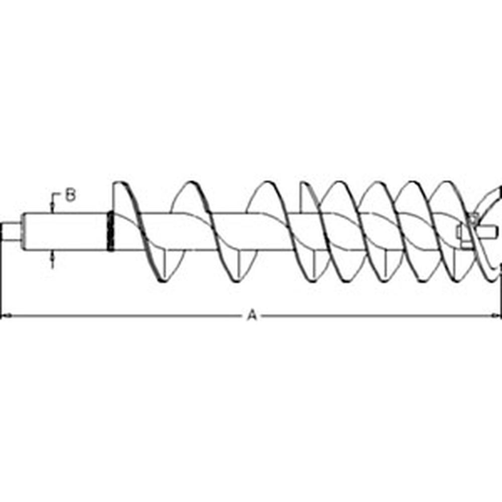 Auger AH218485 Fits John Deere 9650 9650CTS 9650STS 9660 9660CTS 9660STS 9670STS