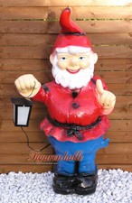 Gartenzwerg Gartenfigur Zwerg Gartenfigur Figur Garten Deko Fingwer Laterne groß