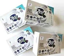 4-PACK Zest "COCOA BUTTER & SHEA" Hydrating & Deodorizing Soap. BIG 7.05oz BARS!
