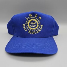 UAW Bass Tournament Hat United Auto Workers USA Made