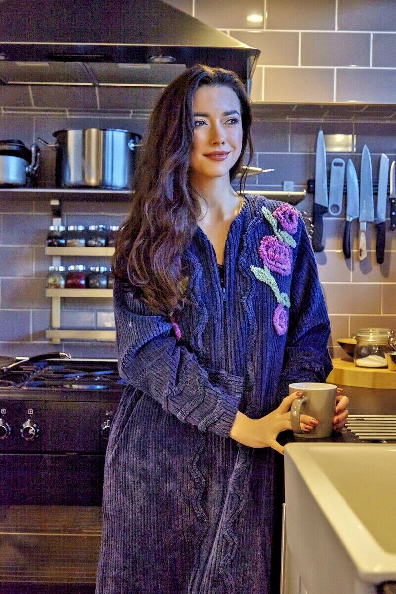 Chenille zip best sale robe
