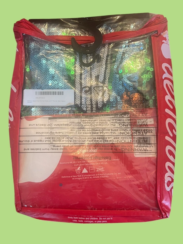 Вкусный блестки удачи O' ирландский костюм для Хэллоуина Adullt размер S/M платье новый - Изображение 2 из 3