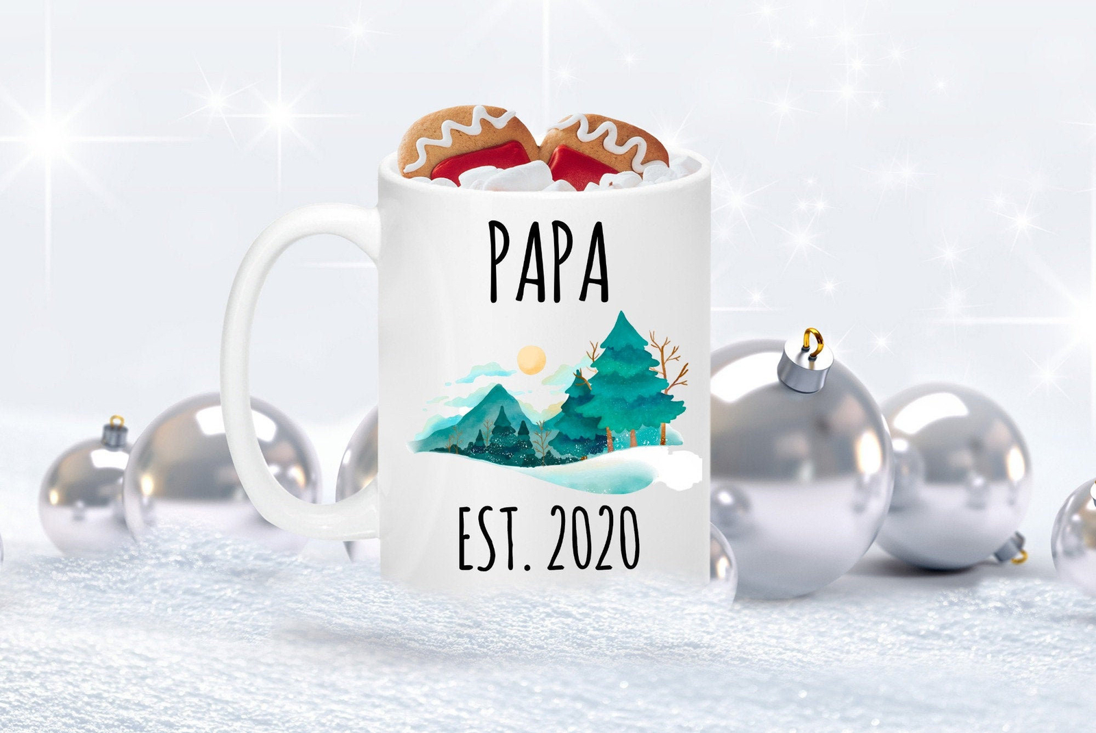 New Papa Mug New Papa Cup Papa Gift New Papa Coffee Mug Baby Shower Present Idea