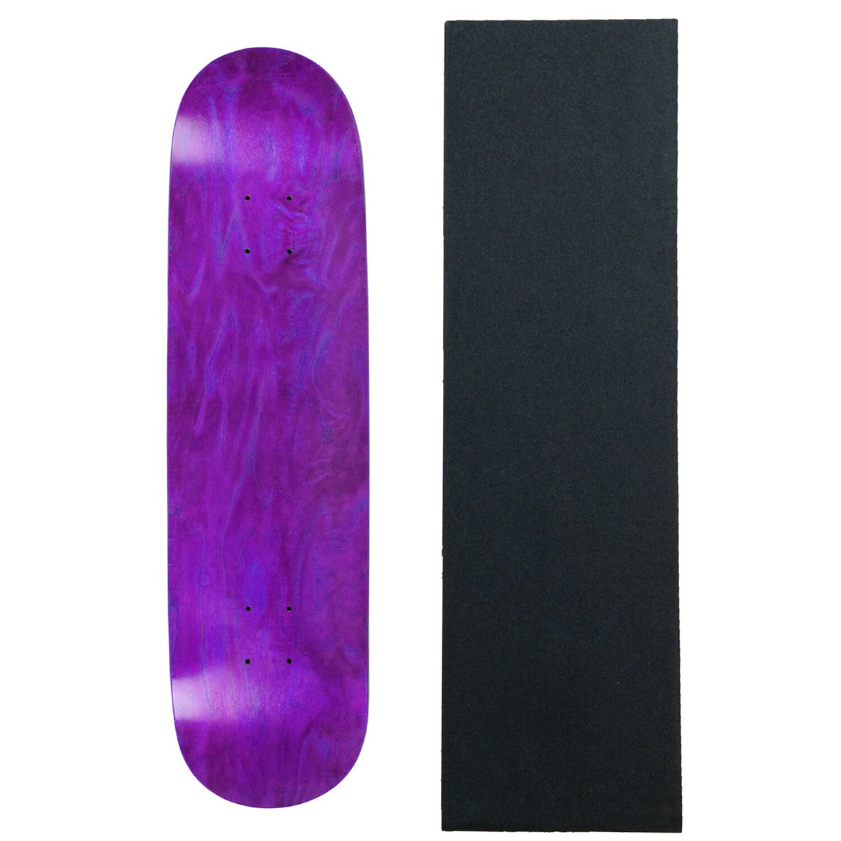 MOOSE Blank SKATEBOARD DECK 7.75 PURPLE Skateboards With Black