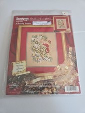 JANLYNN Christmas Counted Cross Stitch Kit 125-142 ADORING SANTA 8x10" NOS 1997