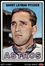 1967 Topps #28 Barry Latman Astros 3 - VG