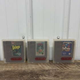 Lot Of 3 NES Galaga Ikari Warriors Mappy-Land (Nintendo NES, 1985) With Cases