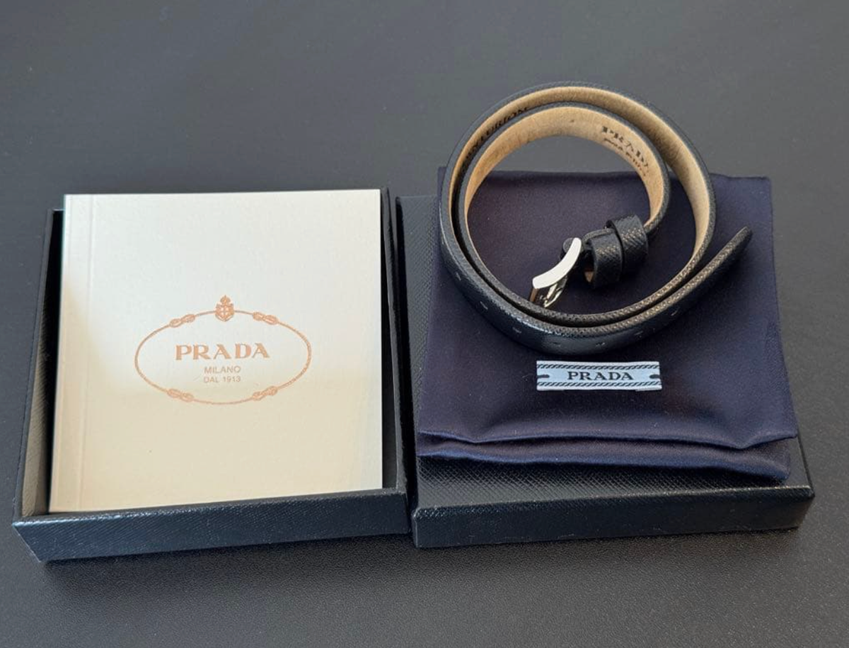 PRADA American Express AMEX Centurion Bracelet with Box Rare