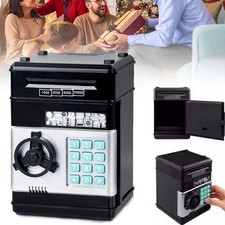 Electronic ATM Code Lock Piggy Bank For Kids Password Money Coin Safe Saving Box