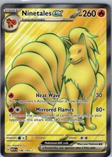Ninetales ex 186/165 Ultra Rare SV: Scarlet & Violet 151 NM on eBay
