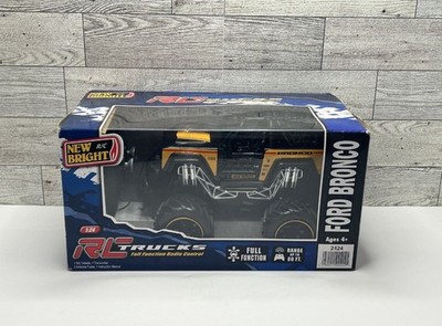 New Bright R/C Trucks Black / Yellow  2019  Ford Bronco / Full Function Radio Co