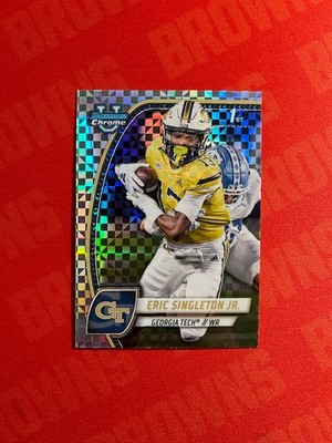Eric Singleton 2024 Bowman Chrome U 1st X-Fractor #71 RC