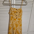 Jumpsuit wide leg open back Leaf  Vacation Beach size M — photo 2
