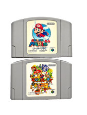 Super Mario 64 Mario Party N64 Nintendo 64 Japan Import Tested Working Set of 2