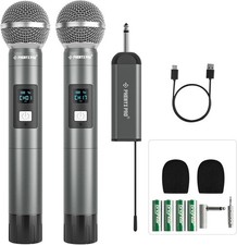 Sistema de micrófono inalámbrico digital du...