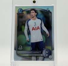 Topps 2025-26 Bowman Chrome 1st Luca Williams-Barnett Tottenham Hotspur Card