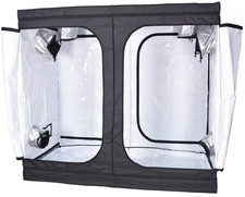240 x 120 x 200cm  Grow Tent Hydroponic Silver Bud Dark Room Green Box UK