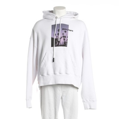 Palm Angels Hoodie M Weiß Lila Sehr gut