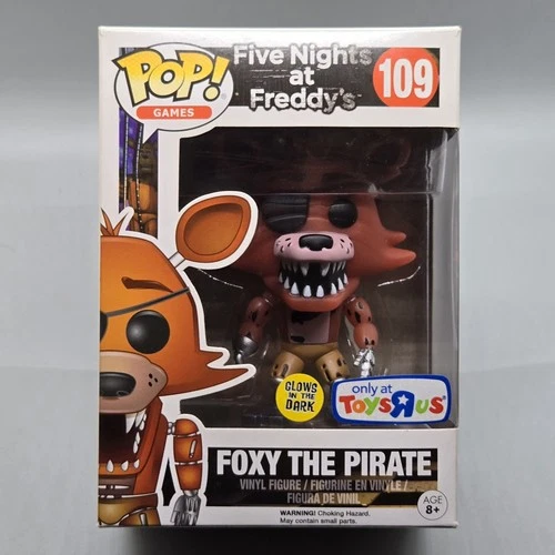 Foxy Glow #109 ~ Funko Pop Games Five Nights at Freddy's FNAF in Protector